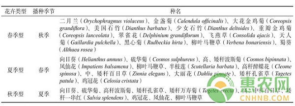 安吉县上墅乡刘彭线路景观花卉配置技术