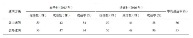 秦岭地区核桃提高高接成活率和保存率的技术探究